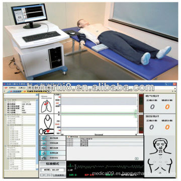 Maniquí avanzado de CPR de la ISO con el entrenamiento del AED y del cuidado del trauma